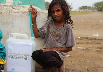 مركز الملك سلمان يضخ 600 ألف لتر ماء بالخوخة