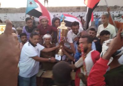 "حسان" بطلا لكأس "الاستقلال" في أبين