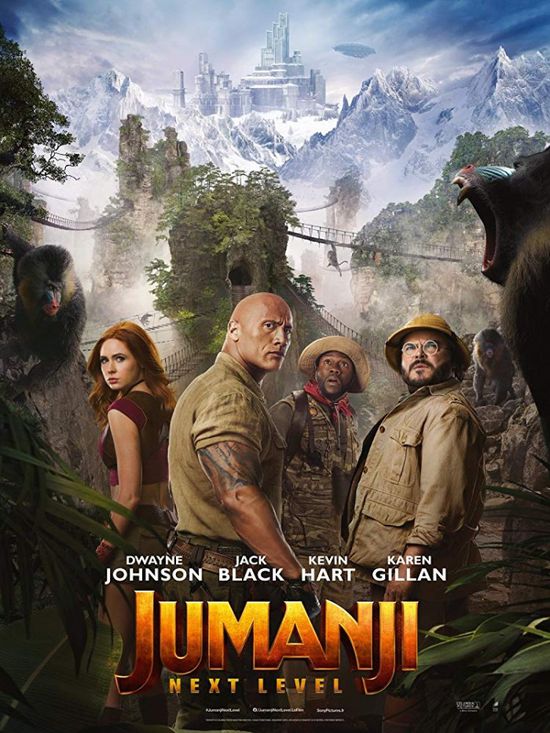 فيلم "Jumanji: The Next Level" يتصدر شباك السينما الأمريكية
