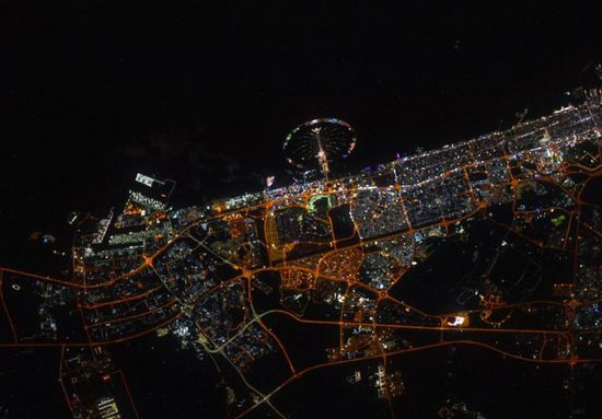 محطة فضاء روسية تنشر صورة لـ دبي