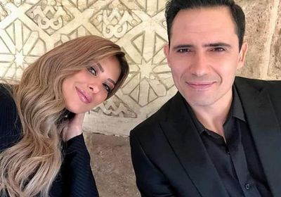 ظافر العابدين بصحبة ريم مصطفى من كواليس "العنكبوت"