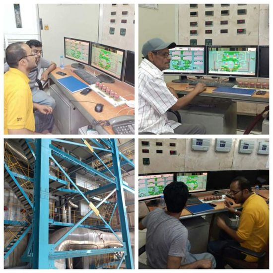 بعد تزويدها بالوقود.. إعادة تشغيل محطة الحسوة 1 بعدن 