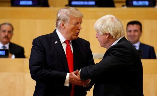 ترامب يدعو جونسون إلى زيارة البيت الأبيض الشهر المقبل