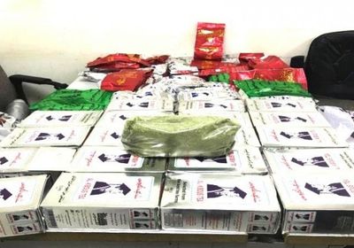 إحباط تهريب كمية من القات إلى السودان عبر مطار عدن