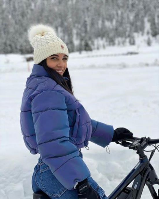 سلمى أبو ضيف تنشر صورًا من رحلتها في سويسرا