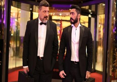 بالتزامن مع عرض فيلم "الفلوس".. تامر حسني ينشر فيديو تدريباته مع خالد الصاوي