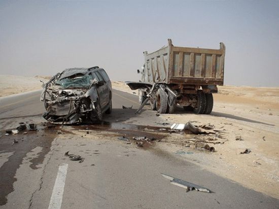 مصرع 12 شخصًا في موريتانيا بحادث سير مروع