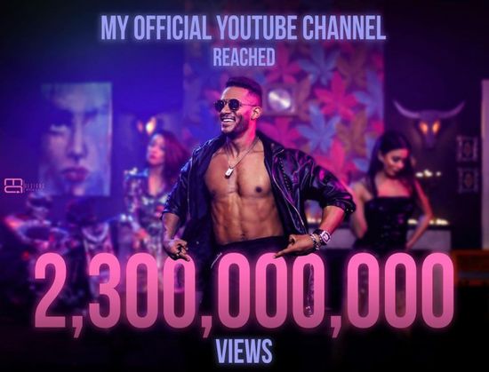 محمد رمضان يعلن عن عدد مشاهدات قناته بـ "يوتيوب"