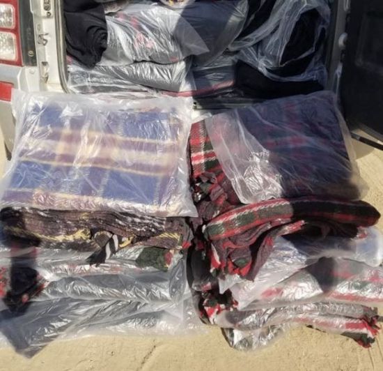 مسام: توزيع نحو 800 غطاء شتوي على نازحي مأرب