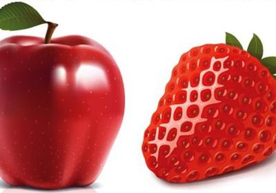 دراسة.. التفاح والفراولة يقللان عملية الشيخوخة