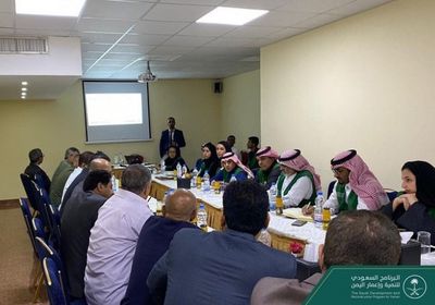 &rlm;البرنامج السعودي يعقد لقاءات مع مسؤولي عدة قطاعات بعدن