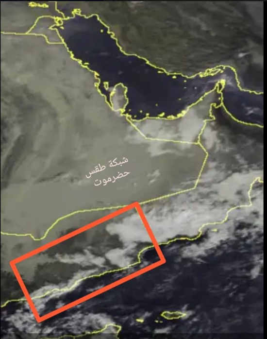 هطول أمطار متوسطة على المهرة وسواحل شبوة