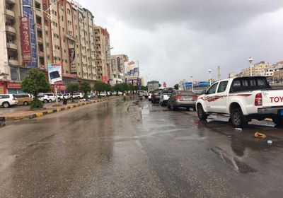 الغيوم تغطي سواحل حضرموت (صور)