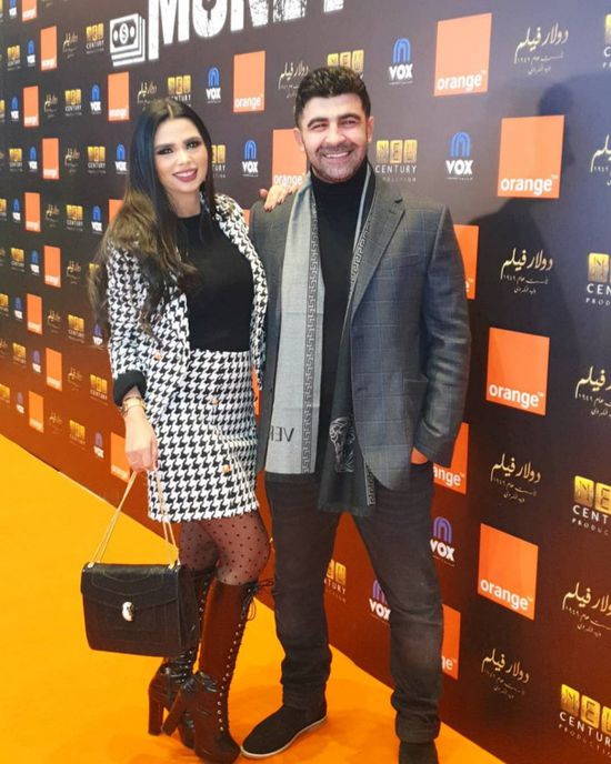 فرح علي تهنئ زوجها محمد عبدالمعطي على فيلم "الفلوس" (صورة)