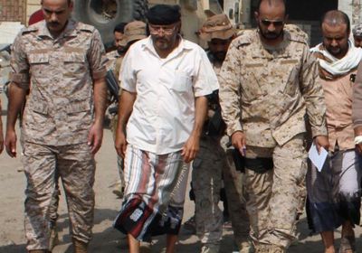 تنفيذا لاتفاق الرياض.. وفد التحالف يتفقد مواقع الحزام الأمني في لحج