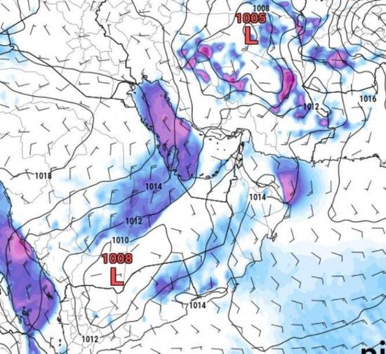 الأرصاد: أمطار على المهرة حتى نهاية الأسبوع