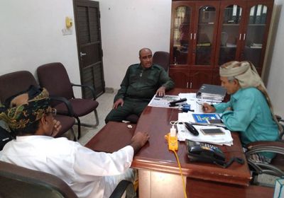 رئيس انتقالي أبين ومدير الأمن يستعرضان "الحالة الأمنية"