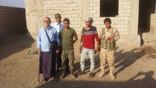 أمن لحج يطرد متعديا من فيلا ويردها لمالكها (صور)