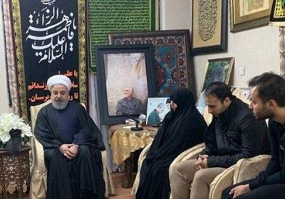 روحاني مهددا من منزل سليماني: سيرى الأمريكيون آثار الاغتيال