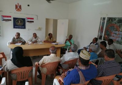 انتقالي دارسعد يستعرض تقارير الإنجاز لـ2019