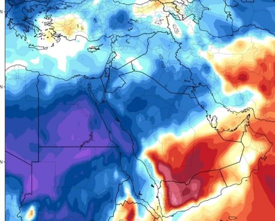 الأرصاد تستبعد تأثير موجة البرد بالجزيرة العربية على الجنوب