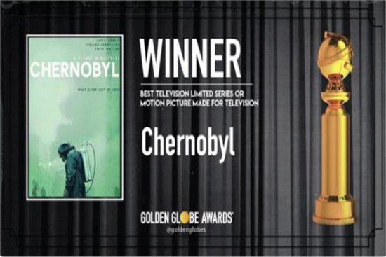 مسلسل Chernobyl الأفضل في حفل جوائز الجولدن جلوب 