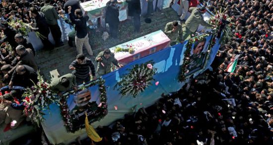 ارتفاع حصيلة ضحايا حادث التدافع خلال مراسم تشييع سليماني إلى 50 قتيلا