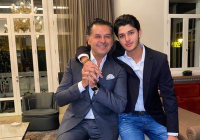 راغب علامة يحتفل بعيد ميلاد نجله "لؤي"