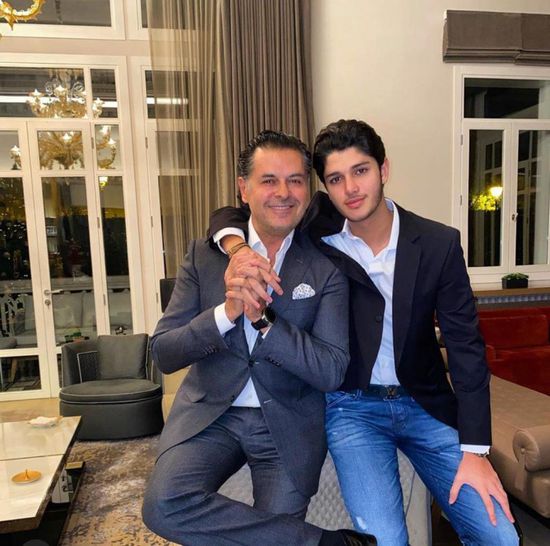 راغب علامة يحتفل بعيد ميلاد نجله "لؤي"