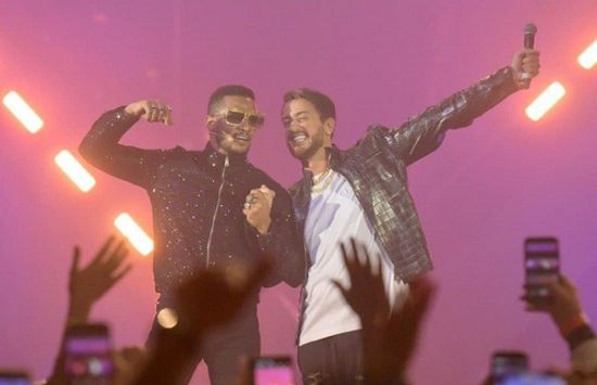 لأول مرة.. محمد رمضان وسعد لمجرد يغنيان "إنساي" أمام جمهور دبي (فيديو)