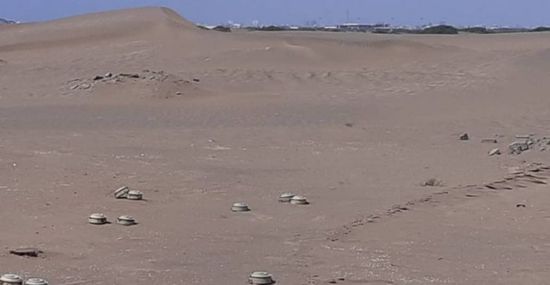 الرياح تدل القوات المشتركة على حقل ألغام حوثي بحي منظر