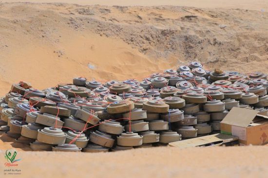 "مسام" ينزع 2855 لغما خلال يناير