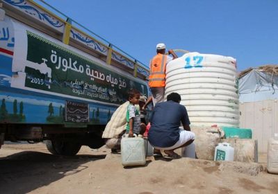 في أسبوع.. سلمان للإغاثة يضخ 616 ألف لتر مياه للخوخة