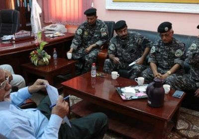 مناقشة الإجراءات الأمنية اللازمة في مستشفى الجمهورية بالعاصمة عدن