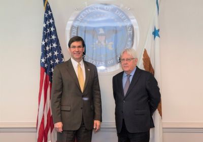 المبعوث الأممي لليمن يلتقي وزير الدفاع الأمريكي