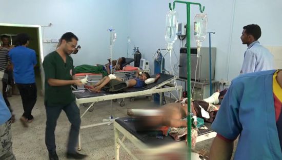 إصابة 6 أطفال بانفجار لغم حوثي في الوزاعية غرب تعز (فيديو)