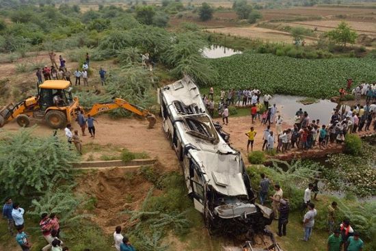 الهند.. إصابة 16 شخصا بسبب خروج قطار ركاب عن القضبان