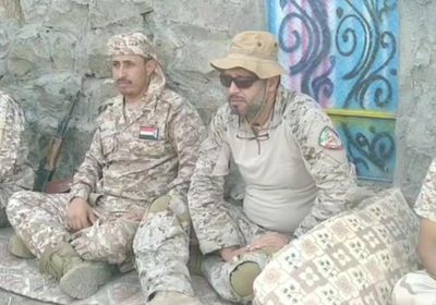 قيادة التحالف بعدن تزور معسكر القطاع الغربي في ردفان