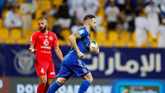 النصر يتوج بلقب كأس الخليج العربي الإماراتي بفوزه على شباب الأهلي دبي