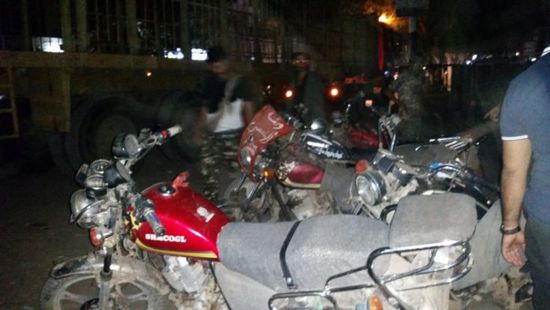 الأجهزة الأمنية تضبط عددا من الدراجات النارية المخالفة بالشيخ عثمان
