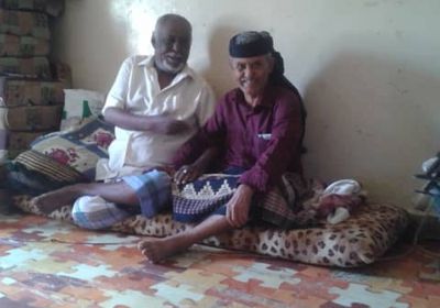 رئيس انتقالي أبين يزور المناضل أحمد يسلم الفضلي