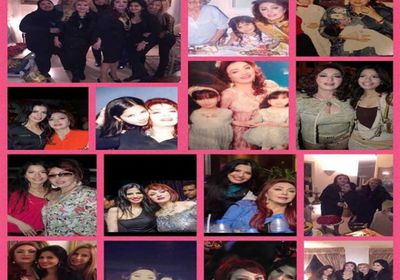 أميرة هاني تحتفل بعيد ميلاد نبيلة عبيد وتكشف صلة القرابة بينهما 