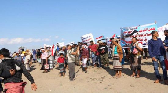 وقفة احتجاجية للمطالبة بالإفراج عن "أبو سام" من سجون مليشيات الإخوان (صور)