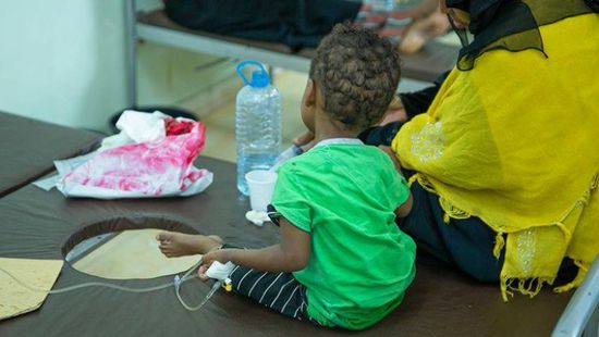 منظمة الهجرة: علاج 900 مصاب بالكوليرا في يناير