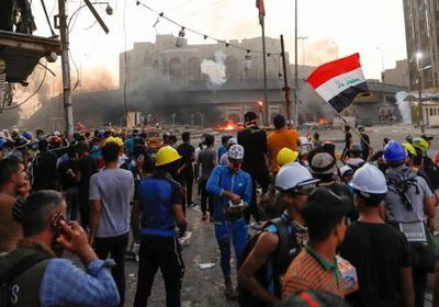 الأمن العراقي يطلق النار على المحتجين وسط بغداد