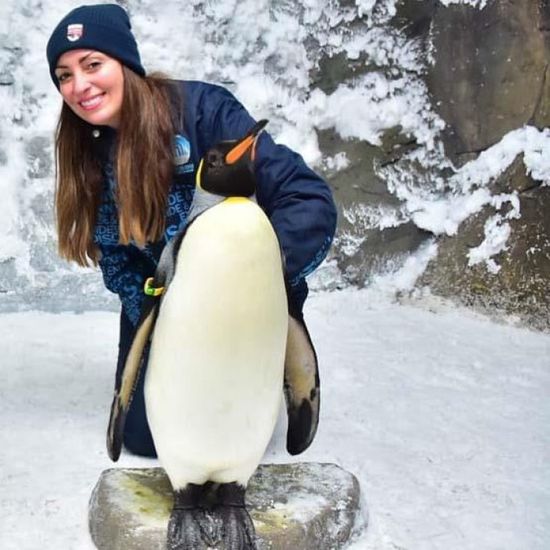 نرمين الفقي وسط الثلوج في أحدث جلسة تصوير