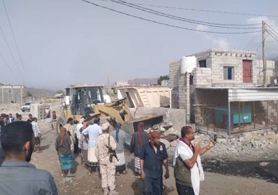 حملة لإزالة العشوائيات في حبيل الجبر 