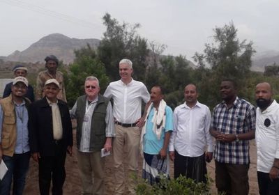 وفد هولندي يتفقد مشروعات منظمة زوا في حبيل الجبر