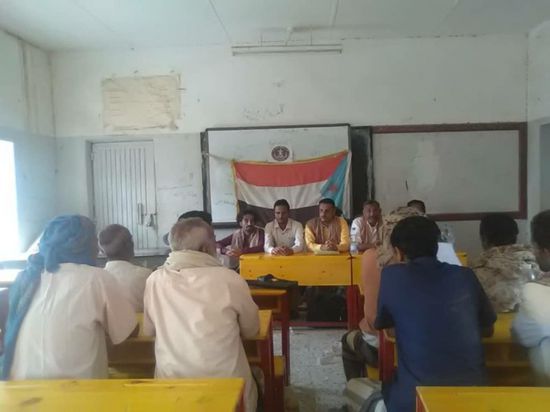 رئيس انتقالي مسيمير لحج يبحث متطلبات أهالي المديرية