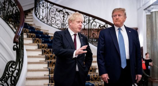 ترامب وجونسون يناقشان خطة السلام الأمريكية